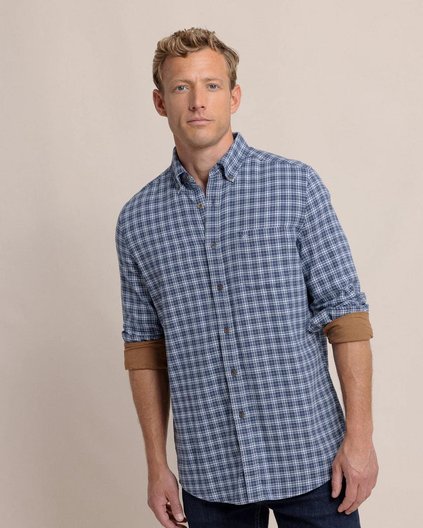 Southern Tide Long Sleeve Barnwell Plaid Button Down