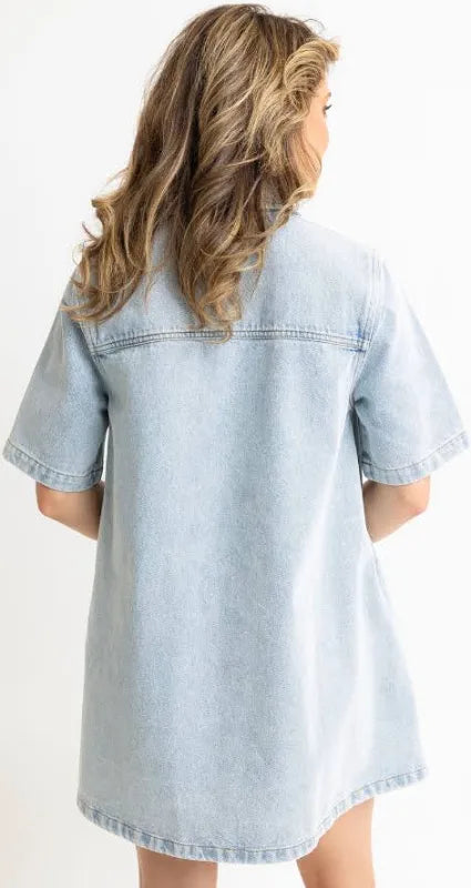 Karlie Denim Swing Dress