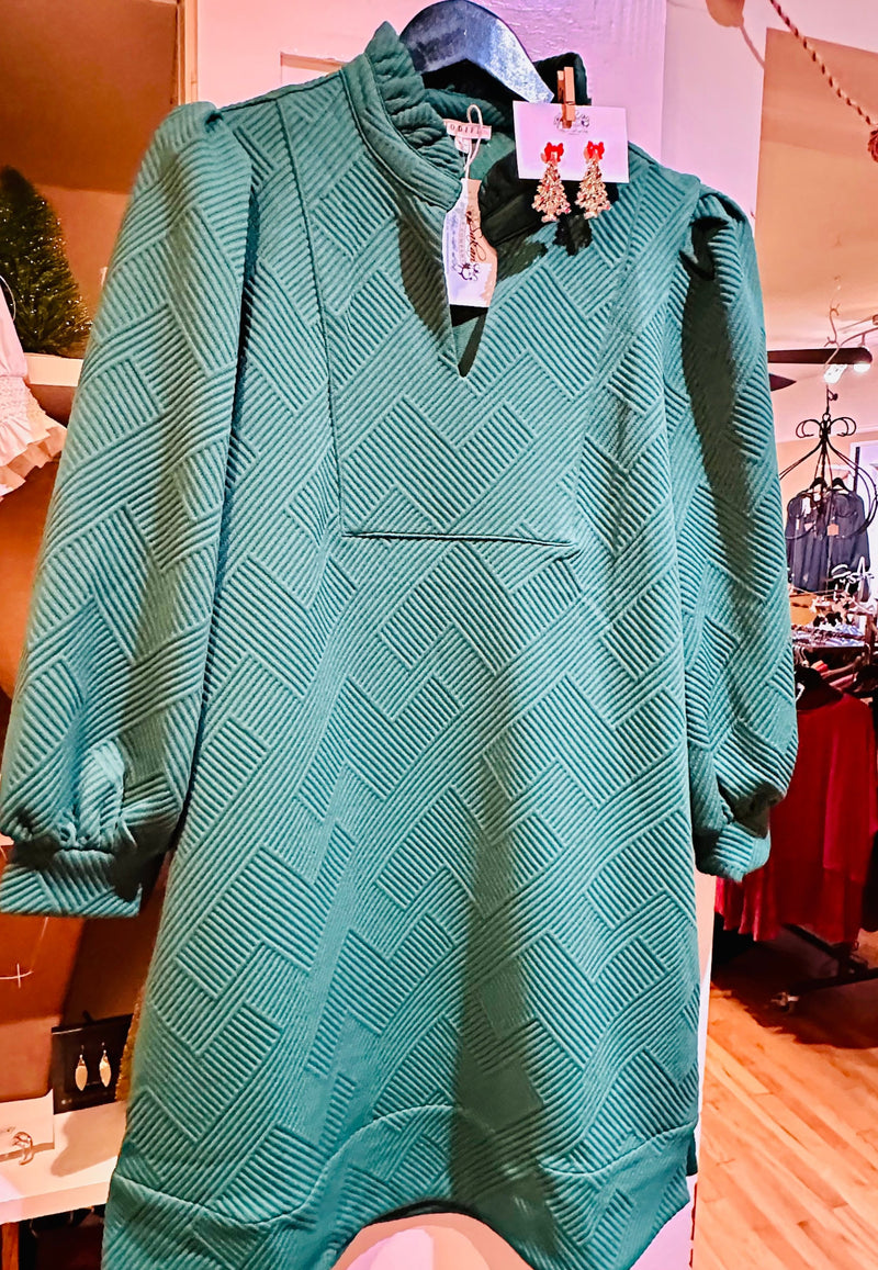 The Jen Hunter Green Dress