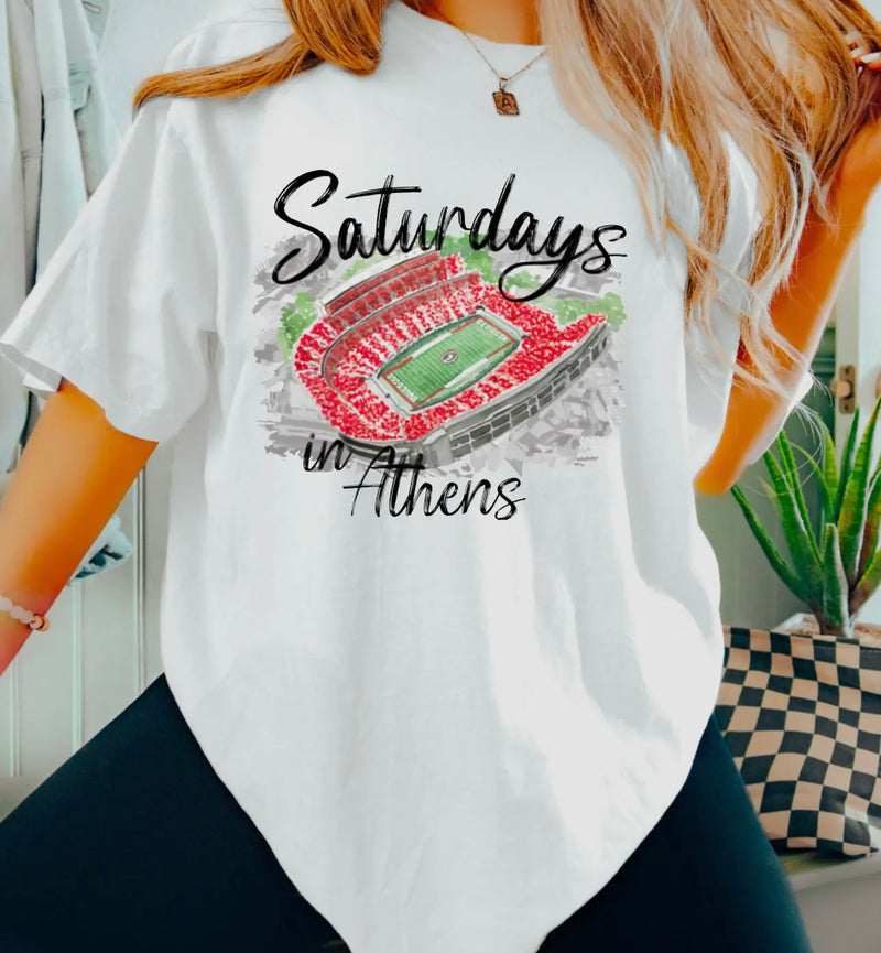 Saturdays in Athens Graphic Tee