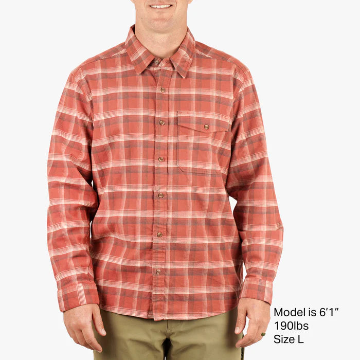 Lager LS Flannel Shirt - AFTCO