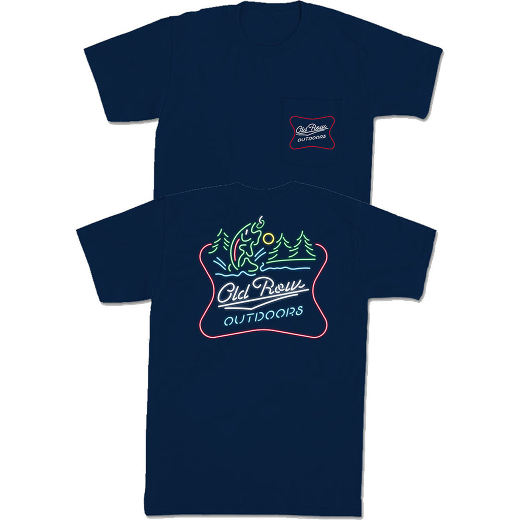  Old Row OUTDOORS Neon Trout Tee 