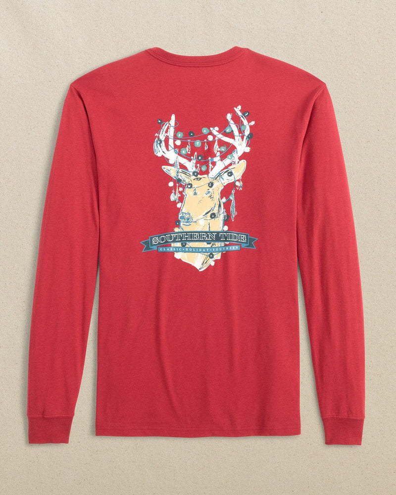 Southern Tide LS Deermas Tree Tee