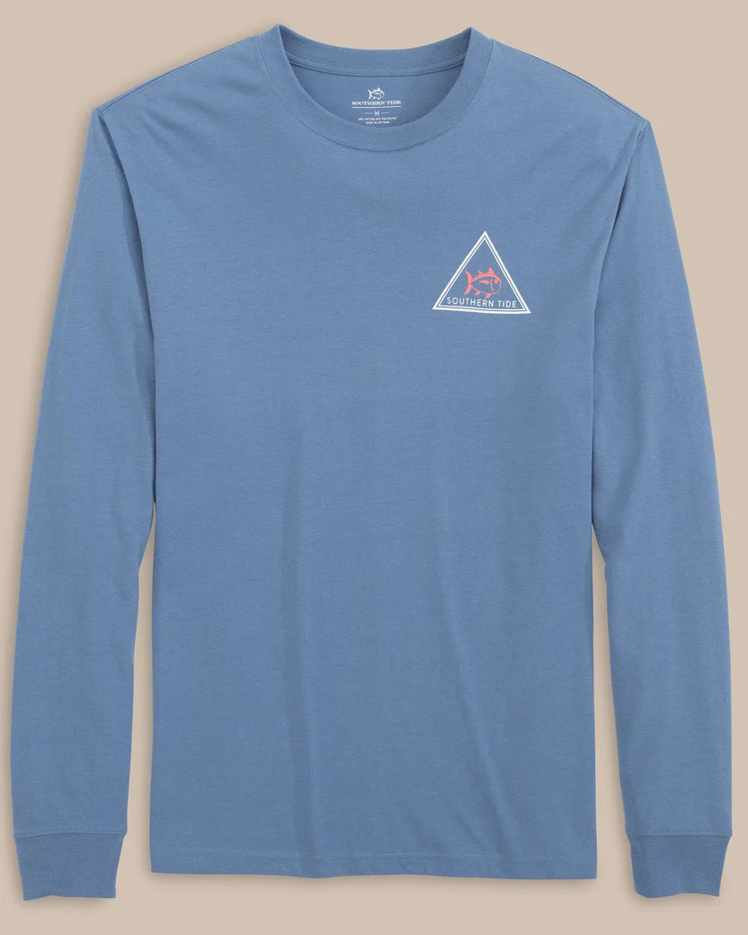 Long Sleeve Retrowave Channel Markers Tee