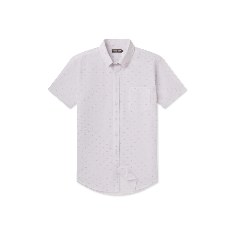 Sayulita Seersucker Summer Short Sleeve Button Down