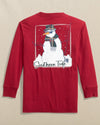 Southern Tide Youth Long Sleeve Snowman Tee